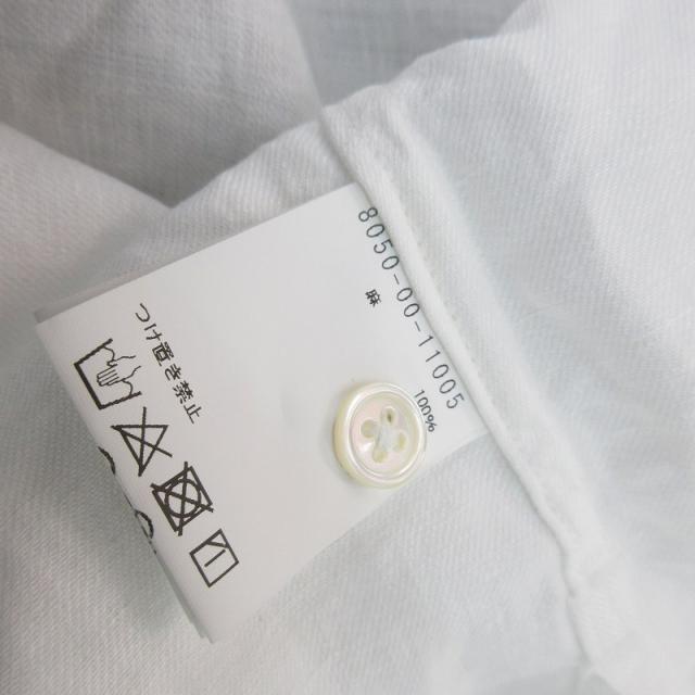 【中古】ナイジェルケーボン NIGEL CABOURN 25SS OPEN COLLAR SHIRT -LINEN 開襟 オープンカラー シャツ 半袖 8050-00-11005 48