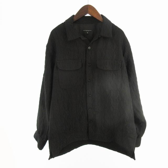 【中古】エンジニアードガーメンツ Engineered Garments 24AW キルティング クラシック シャツ 黒 ブラック XS