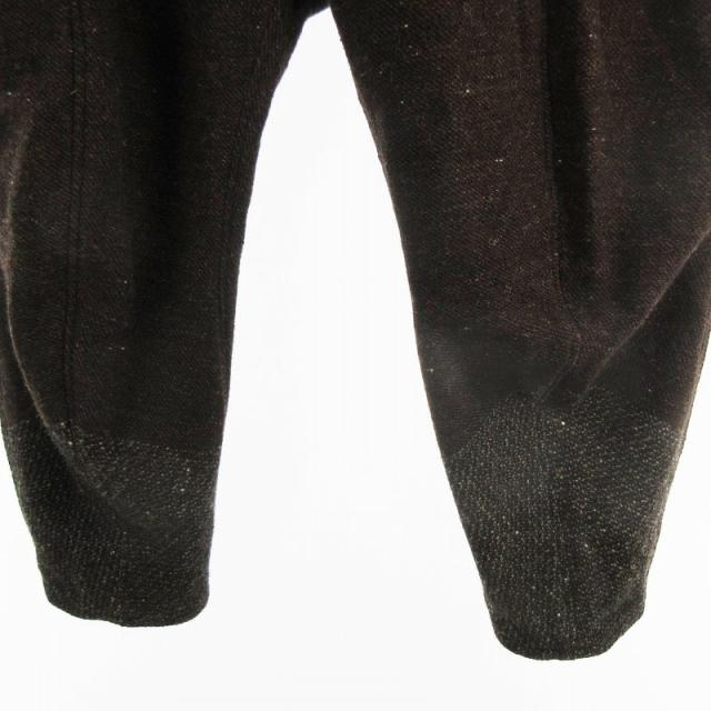 【中古】ARAKI YUU アラキユウ 荒木勇 BAGGY PANTS バギーパンツ ワイド ウール ブラウン 茶 1 ボトムス  メンズ 中古】ARAKI YUU アラキユウ 荒木勇 BAGGY PANTS バギーパンツ ワイド
