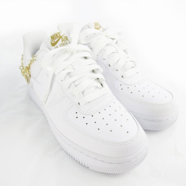 【中古】未使用品 ナイキ NIKE US5.5 22.5ｃｍ DD1525-100 WMNS AIR FORCE 1 '07 LX "WHITE PENDANT エアフォース