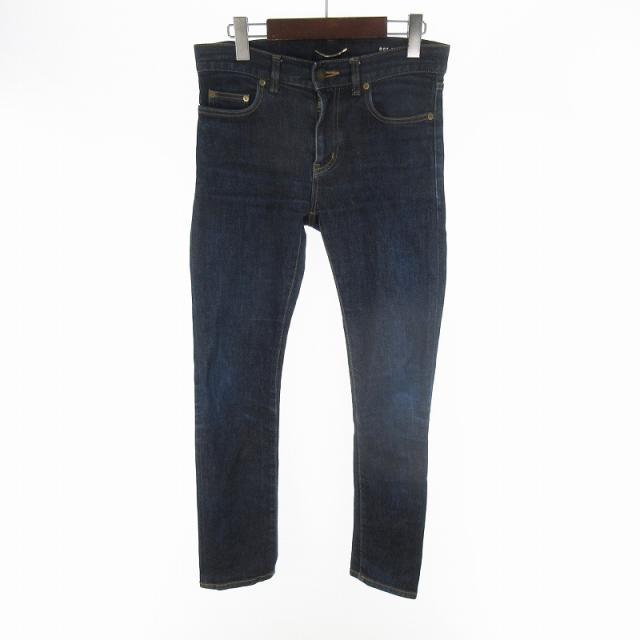 【中古】サンローラン パリ SAINT LAURENT PARIS Slim Jeans D02 M／SK-LW スキニー デニムパンツ  327138 YYS11 28
