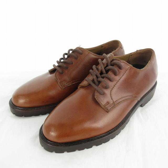 【中古】ポロ ラルフローレン POLO RALPH LAUREN ビジネスシューズ ドレスシューズ プレーントゥ 革靴 8D 約26ｃｍ