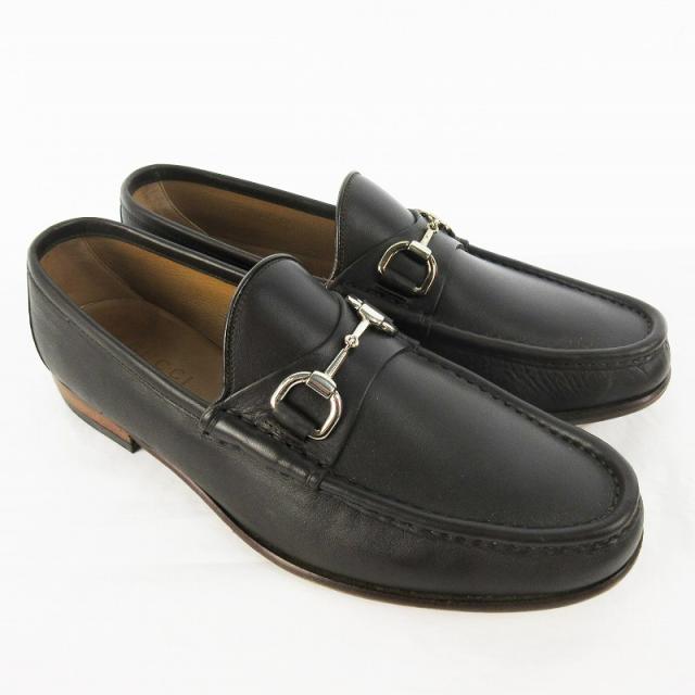 中古】グッチ GUCCI ホースビット ローファー レザー シューズ 6