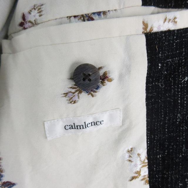【中古】未使用品 現行 CALMLENCE カームレンス JACKET028 Oversized Jacket Kasuri Gabardine ジャケット 2