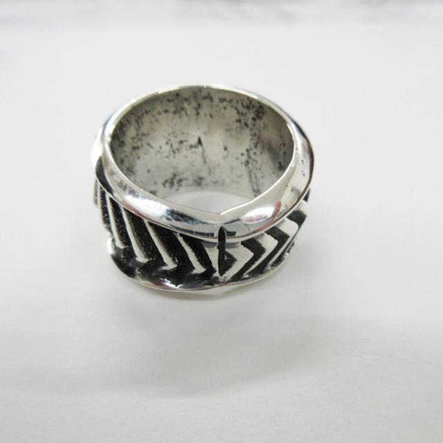 【中古】21.5号 アーロン アンダーソン Aaron Anderson リング 指輪 24.2ｇ シルバー925 インディアンジュエリー メンズ_2