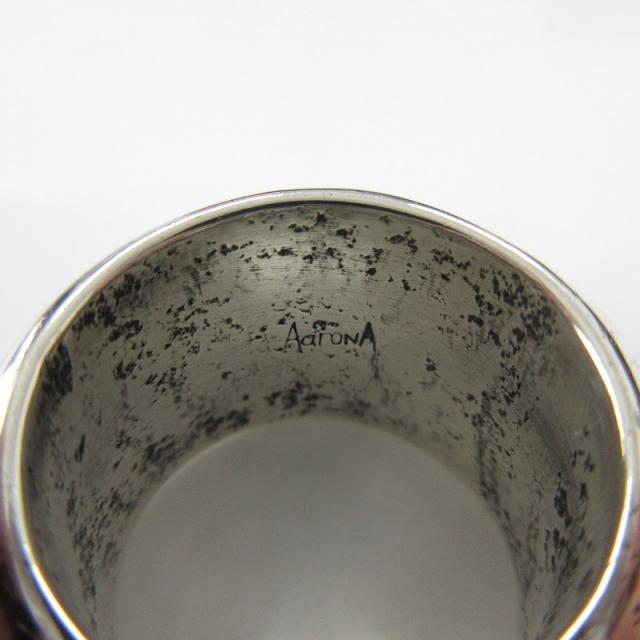 【中古】21.5号 アーロン アンダーソン Aaron Anderson リング 指輪 24.2ｇ シルバー925 インディアンジュエリー メンズ_4