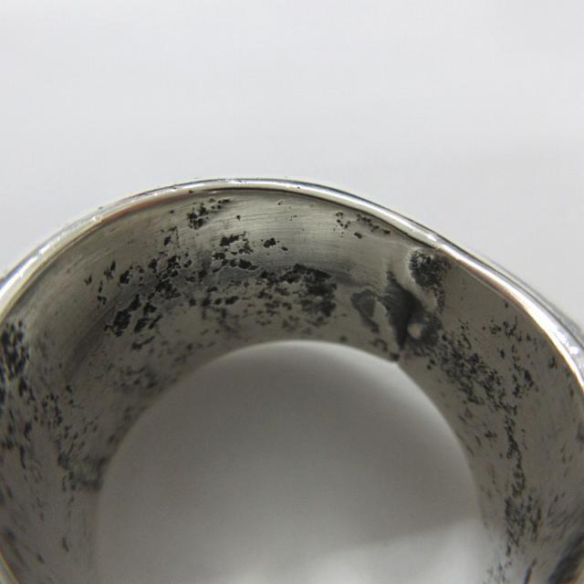 【中古】21.5号 アーロン アンダーソン Aaron Anderson リング 指輪 24.2ｇ シルバー925 インディアンジュエリー メンズ_5