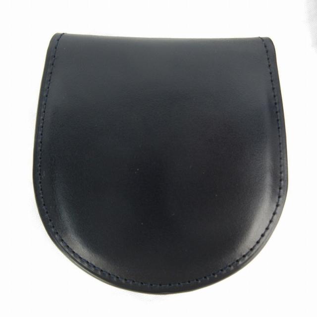 【中古】ポーター PORTER BILL BRIDLE ビル ブライドル レザー コインケース 小銭入れ 財布 ウォレット 紺 ネイビー