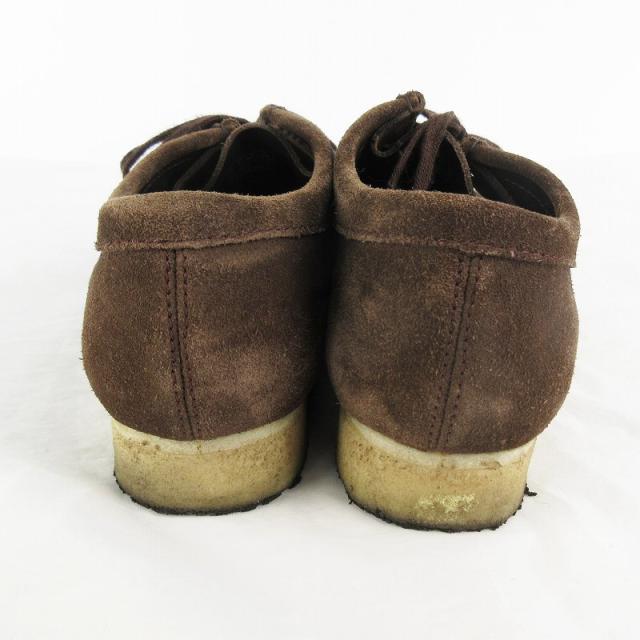 【中古】クラークス clarks UK 8 1/2 26.5cm 979E ワラビー Wallabee シューズ ブーツ スウェード レザー 茶 ブラウン 靴