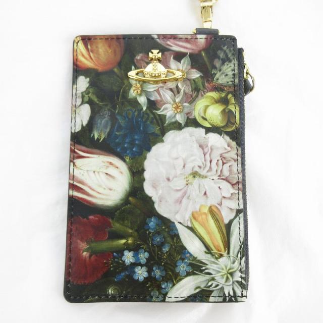【中古】ヴィヴィアンウエストウッド Vivienne Westwood フラグメントケース カードケース ネックウォレット 財布_2