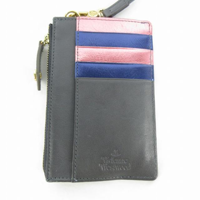 【中古】ヴィヴィアンウエストウッド Vivienne Westwood フラグメントケース カードケース ネックウォレット 財布_3