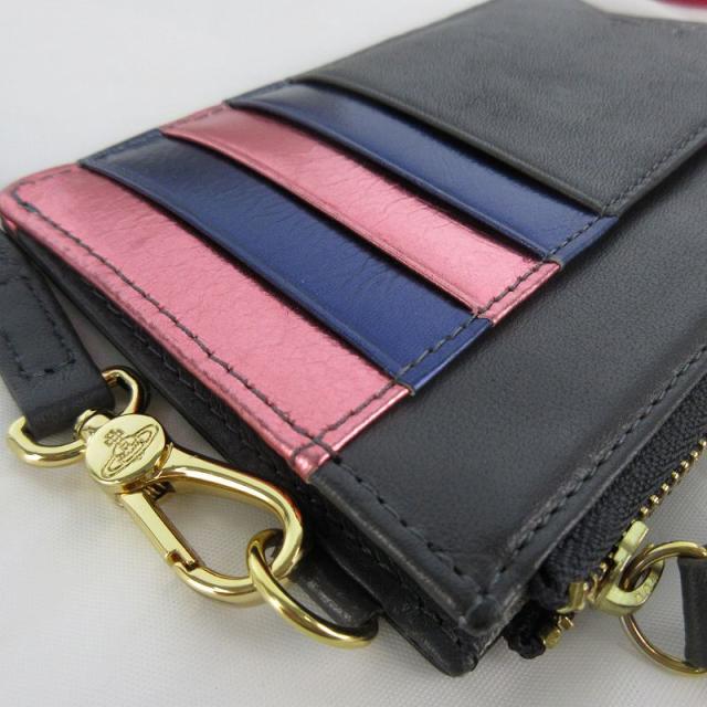 【中古】ヴィヴィアンウエストウッド Vivienne Westwood フラグメントケース カードケース ネックウォレット 財布_7