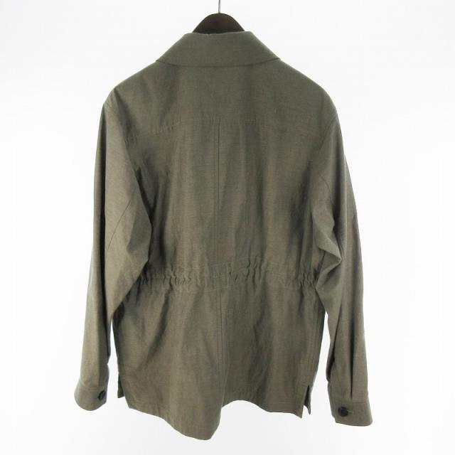 【中古】未使用品 現行 山内 2plyキュプラ 鉄媒染 コットン フィールド ジャケット 25121 ミリタリー 3 grayish green