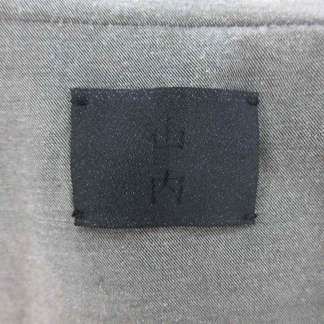 【中古】未使用品 現行 山内 2plyキュプラ 鉄媒染 コットン フィールド ジャケット 25121 ミリタリー 3 grayish green