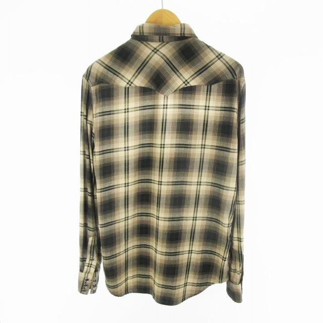 も*ど様 【傑作】【美品】RRL ダブルアールエル オンブレ シャドーチェック 中古】ダブルアールエル RRL ラルフローレン シャドーオンブレ