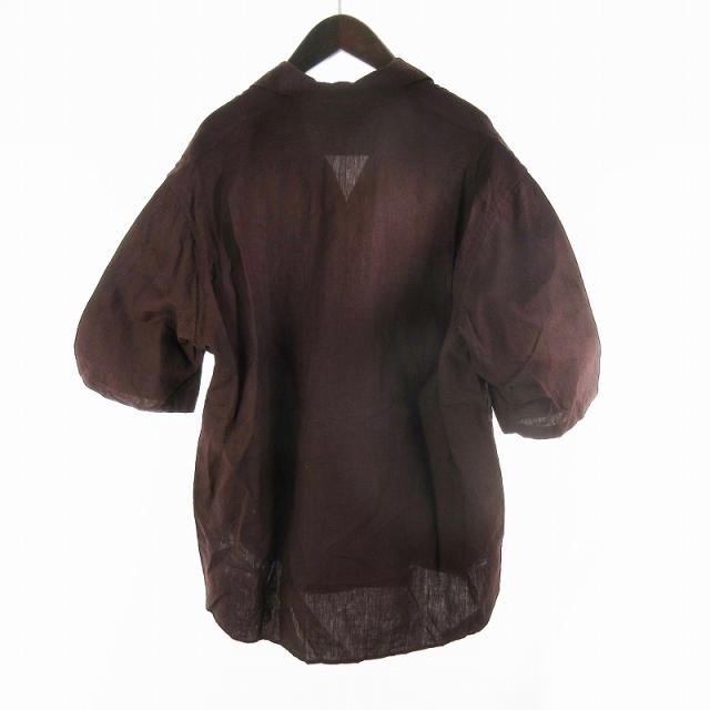 【中古】calmlence カームレンス 2 SHIRT020 Classic Open Collar Short Sleeve Shirt High オープンカラー シャツ リネン 半袖_1