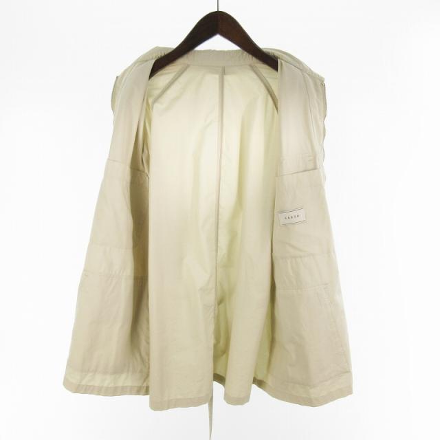 【中古】未使用品 25ss SARTO サルト M HUNTING JACKET LIGHT BEIGE ハンティングジャケット ライトベージュ コットン シルク_2