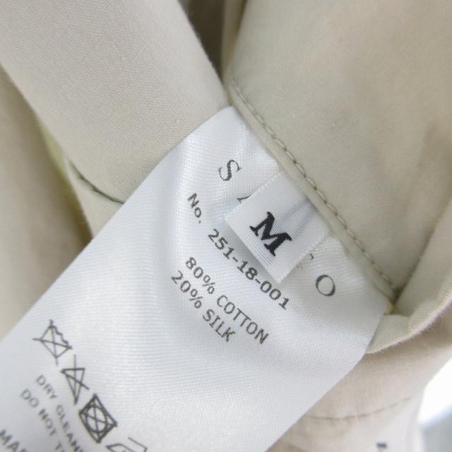 【中古】未使用品 25ss SARTO サルト M HUNTING JACKET LIGHT BEIGE ハンティングジャケット ライトベージュ コットン シルク_4