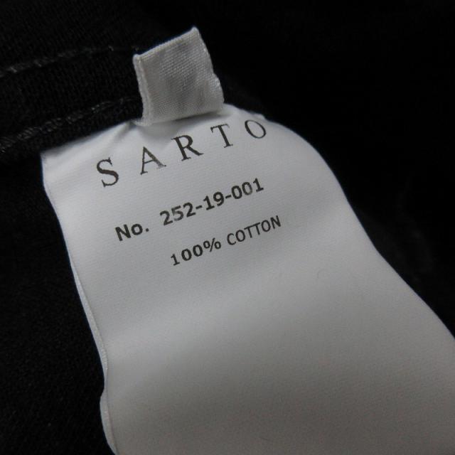【中古】未使用品 25AW サルト SARTO Ｍ ライト デニム ウエスタン シャツ LIGHT DENIM WESTERN SHIRT 252-19-001 ブラック_6