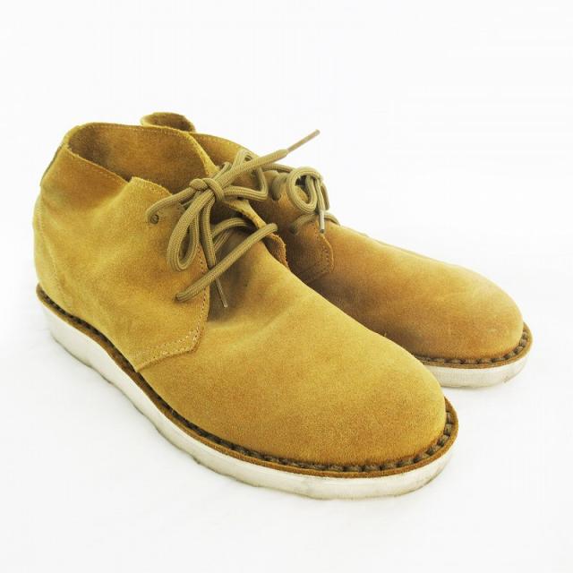 【中古】アーペーセー A.P.C. Diemme ディエッメ 40 約25.5ｃｍ アンクル ブーツ スウェード レザー キャメル ブラウン 革靴