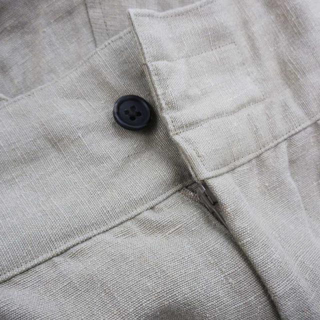 【中古】未使用品 ポータークラシック Porter Classic 25SS Ｍ アンティーク リネン クラシック ショーツ ショートパンツ ハーフ_3