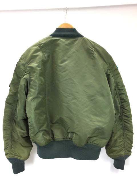 中古 アルファ Alpha Top Gun トップガン ワッペンフライトジャケット