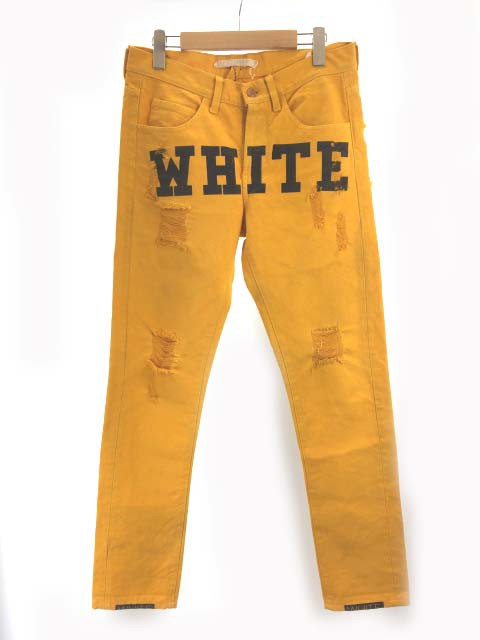 Off-White オフホワイト denim デニムパンツ 華麗 22080円引き www