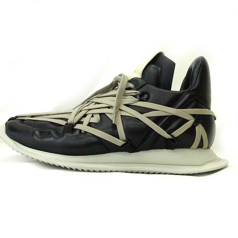 中古 リックオウエンス Rick Owens ss Maximal Runner レザースニーカー マキシマルランナー 黒 ブラック 42 約26 26 5cm メンズの通販はau Pay マーケット ブランド古着のベクトル