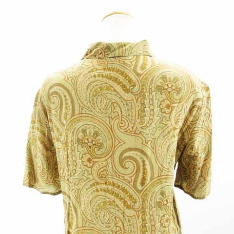 中古 エトロ Etro ワンピース ペイズリー柄 シルク100 ヴィンテージ 半袖 40 ベージュ レディースの通販はau Pay マーケット ブランド古着のベクトル