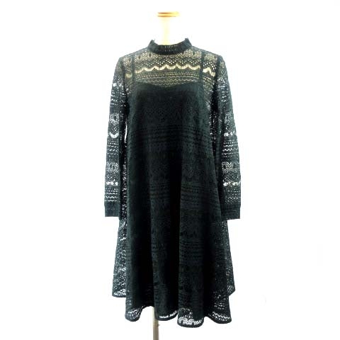 中古 エストネーション Estnation 美品 総レースワンピース ドレス Aライン フォーマル 緑 グリーン 36 S レディースの通販はau Pay マーケット ブランド古着のベクトル