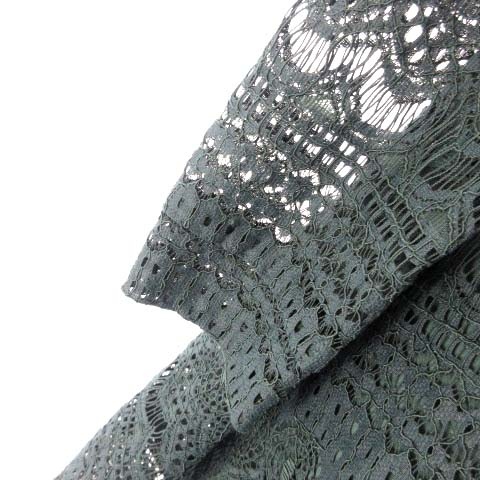 中古 エストネーション Estnation 美品 総レースワンピース ドレス Aライン フォーマル 緑 グリーン 36 S レディースの通販はau Pay マーケット ブランド古着のベクトル