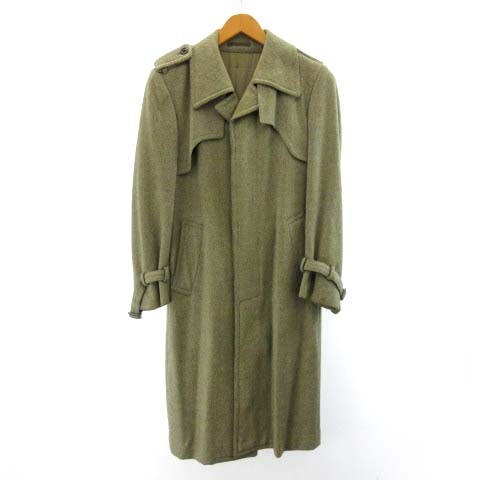 中古】ピエールカルダン Pierre Cardin ヘリンボーン トレンチコート