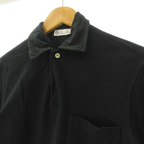 中古】ロロピアーナ Loro Piana ポロシャツ カットソー 半袖 コットン