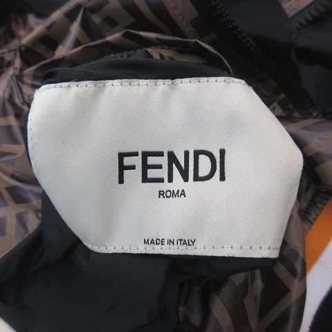 中古】フェンディ FENDI × FILA 美品 ズッカ柄 リバーシブル ブルゾン