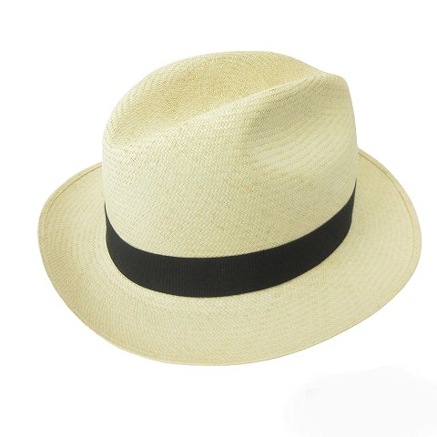 中古】ボルサリーノ Borsalino 美品 パナマ ハット 140261 麦わら 帽子