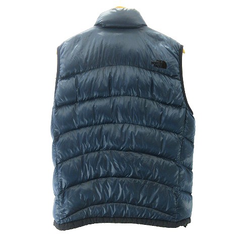 【中古】ザノースフェイス THE NORTH FACE アコンカグア ダウンベスト ナイロン ND18105 アウトドア ネイビー L ■GY09  メンズ｜au PAY マーケット