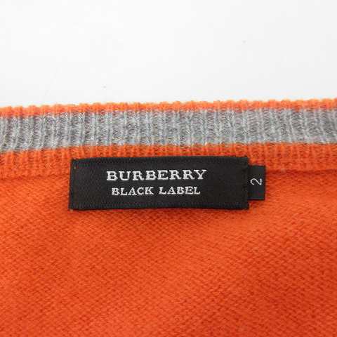 中古】バーバリーブラックレーベル BURBERRY BLACK LABEL カシミヤ混