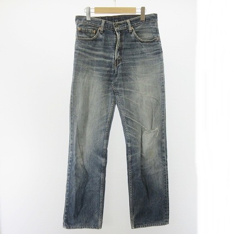 中古】リーバイス Levi's 502-03 デニム パンツ ジーンズ ジーパン 革