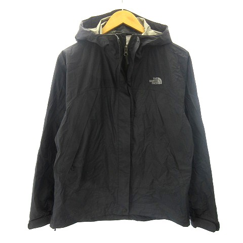 ノースフェイス アウトドア NPW61530 ドットショット ナイロンジャケット S ブラック THE NORTH FACE ロゴ パーカー レディース   【230930】ブランド