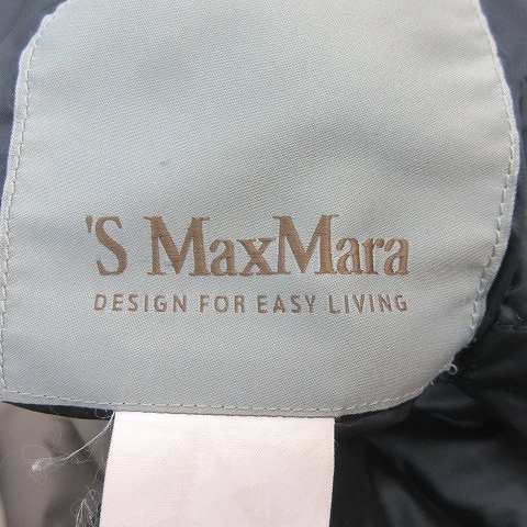 【中古】Sマックスマーラ 'S Max Mara リバーシブル ダウン コート アウター ナイロン ネイビー ベージュ 34｜au PAY マーケット