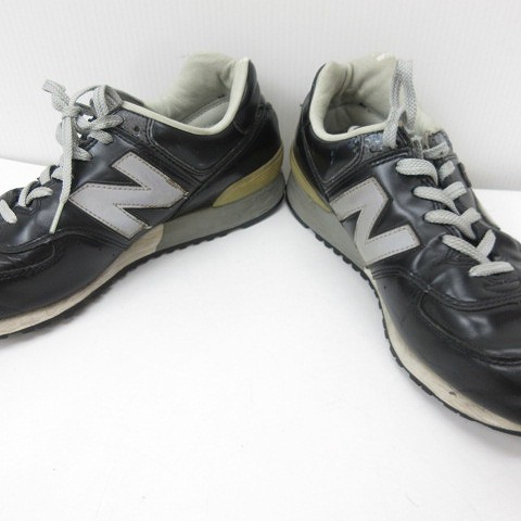 【中古】ニューバランス NEW BALANCE M576K ヴィンテージ スニーカー ガラスレザー USA製 黒 ブラック 8D 26cm相当  STK｜au PAY マーケット