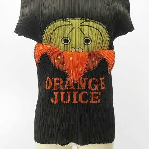 中古】プリーツプリーズ PLEATS PLEASE 美品 2008 オレンジジュース 