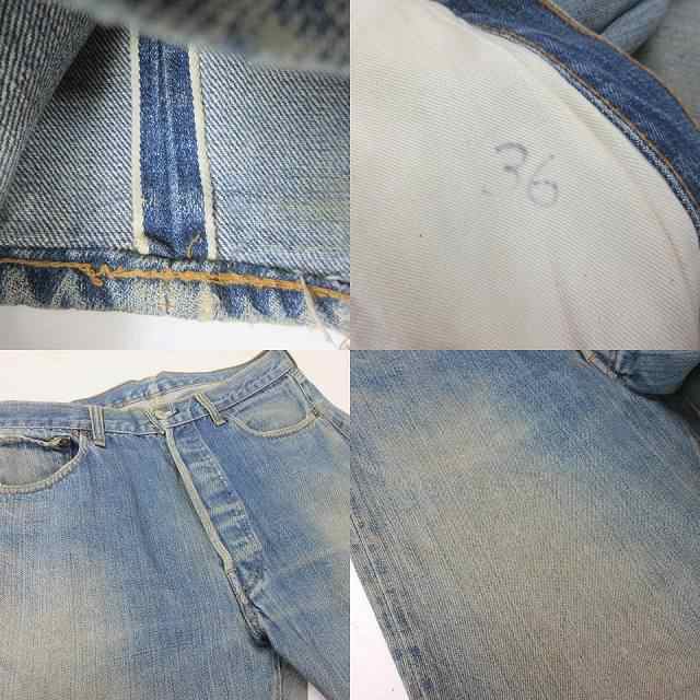 中古】リーバイス Levi's 501 70's デニム 66前期 赤耳 刻印6