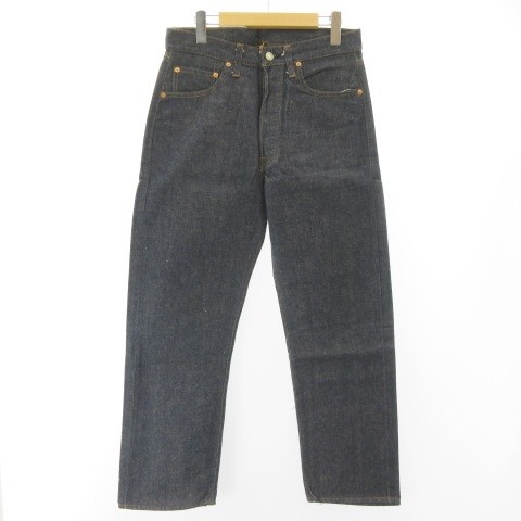 【中古】未使用品 リーバイス Levi's 501 66前期 70's デッドストック デニム フラッシャー付き 刻印6 赤耳 濃紺 W31 L29  STK｜au PAY マーケット