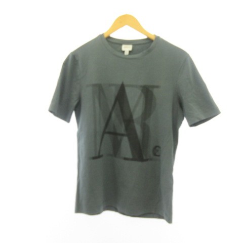 中古】アルマーニ コレツィオーニ ARMANI COLLEZIONI ロゴ Tシャツ