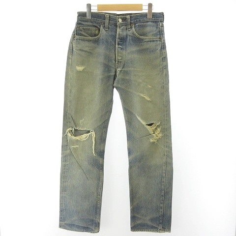【中古】リーバイス Levi's 501 66後期 77年 刻印6 デニム W32 L34 パッチあり STK メンズの通販は