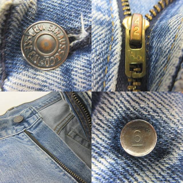 【中古】リーバイス Levi's 517 70's デニム 刻印6 ビッグE フレア ブーツカット インディゴ 実寸W31/30 STK メンズの通販は