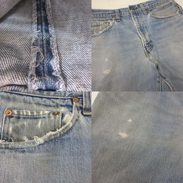 【中古】リーバイス Levi's 517 70's デニム 刻印6 ビッグE フレア ブーツカット インディゴ 実寸W31/30 STK メンズの通販は