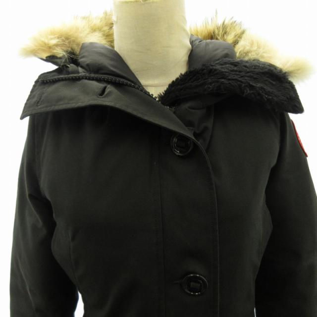 CANADA GOOSE BRONTE コヨーテファー ダウンコート ブラック