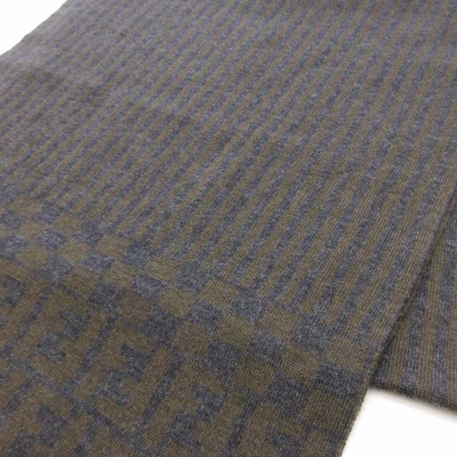 中古】フェンディ FENDI 美品 ヴィンテージ マフラー ストール